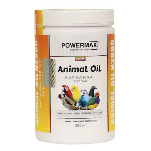 Powermax AnimaL OiL ( Liyofilizasyon Hayvansal Yağ 200 gr ) Yeni 3 kat güçlendirilmiş formül - 0