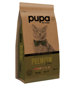 Pupa Az Tahıllı & Gurme Yetişkin Kedi Maması 15 Kg